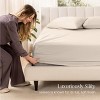 400 Thread Count Organic Cotton Sateen Fitted Sheet by Bare Home - 3 of 4