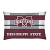 NCAA Mississippi State Bulldogs Heathered Stripe Queen Bedding Set in a Bag - 3pc - 3 of 3
