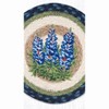 Earth Rugs Bluebonnets Round Trivet – Rustic Farmhouse Kitchen Hot Pad 10"x10" - 3 of 3