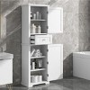 67 Inch Tall Bathroom Storage Cabinet, Bathroom Cabinets With Drawer And Adjustable Shelf, Bathroom Cabinets Modern-Cuddlewood - 2 of 4