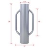 Iron Fence Post Driver, 30LB/37LB Metal Fence Post Driver with Handle, Heavy Duty T Post Pounder Rammer for Installing Fence Post - 2 of 3