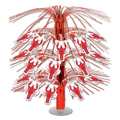 Beistle 18" Crawfish Cascade Centerpiece 3/Pack 54237