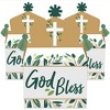 Big Dot of Happiness Elegant Cross - Treat Box Party Favors - Religious Party Goodie Gable Boxes - Set of 12 - 2 of 4