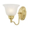 Livex Lighting Essex 1 - Light Vanity in  Polished Brass - 3 of 4