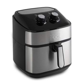 PowerXL 7-qt 10-in-1 1700W Air Fryer Steamer with Muffin Pan Black 