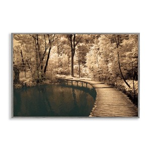 Stupell Industries Take My Lead Curved Bridge Framed Giclee Art - 1 of 4