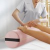 Saloniture Jumbo Round 26" x 9" Massage Table Bolster Pillow Pad - 4 of 4