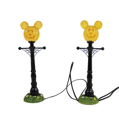 Department 56 Accessory 5.0 Inch Mickey's Pumpkintown St Light Disney Village Accessories