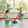 VEVOR Kids Seesaw, 55 lbs Load Capacity per Seat, Sit and Spin Teeter Totter, Swiveling 360 Degrees Rotating for Aged 3+, Orange&Blue&Green - 2 of 4
