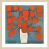 Amanti Art Abstract Orange Flowers by Elena Ray Framed Wall Art Print - 4 of 4