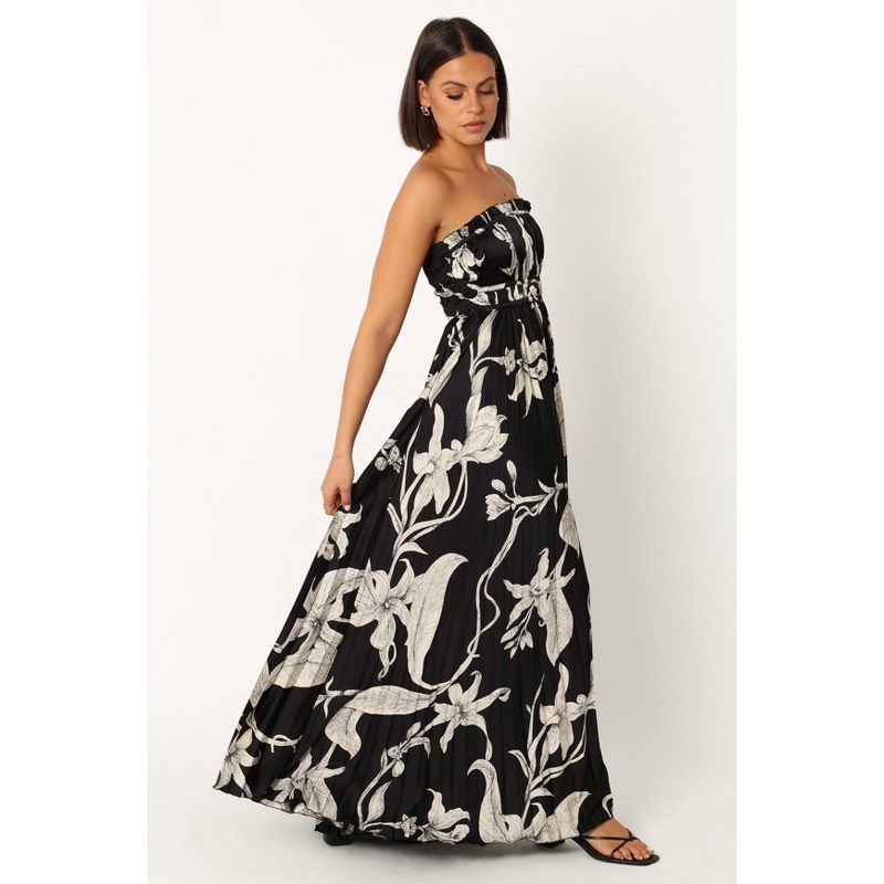Petal and Pup Womens Angelique Strapless Maxi Dress, 2 of 4