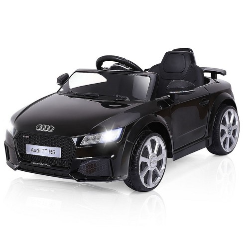 Costway 12v Audi Tt Rs Electric Kids Ride On Car Licensed Remote Control  Mp3 : Target