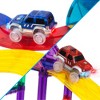 PICASSO-TILES 2 PC Toy Race Cars for Racetrack Set, STEM Toys for Kids 3+ - 4 of 4