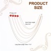 Unique Bargains Bouquet Square Rhinestone Square Tassel Chain Brooch Lapel Suit Pins 1 Pc - 2 of 4