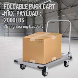 Hand Truck, Heavy Duty Moving Platform with 36x24 Inch A3 Steel Platform - 2000 lbs Capacity for Easy Transport - 1 of 4