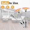Tangkula 48,000 BTU Outdoor Patio Heater Stainless Steel Propane Patio Heater w/Tip-Over & Flameout Protection - 4 of 4