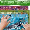 QUOKKA 100 Pieces Puzzles for Kids -  Search & Find Floor Puzzles for Kids - 3x SET Forest Ocean Dino Jigsaw Puzzle - 4 of 4