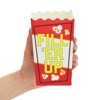 Blue Panda 50 Pack Race Car Popcorn Boxes for Birthday Decorations, Checkered Flag 20 oz Buckets for Party Supplies, 3 x 6 In - image 3 of 4