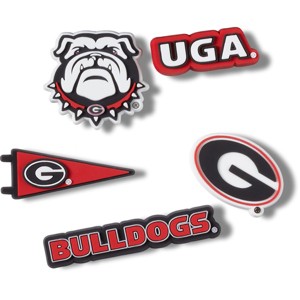 Crocs Jibbitz University of Georgia Sports Shoe Charms 5pk - 1 of 4