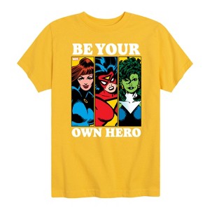 Boys' - Marvel - Be Your Own Hero Short Sleeve Graphic T-Shirt - 1 of 4