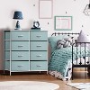 Sorbus 8 Drawers Dresser- Storage Unit with Steel Frame, Wood Top, Fabric Bins - for Bedroom, Closet, Office and more - 2 of 4