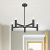 Livex Lighting Copenhagen 5 - Light Chandelier in  Scandinavian Gray - 4 of 4