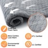 Extra Large Heating Pad for Back & Shoulder, 33"x17" Electric Heated Pad, 4 Temperature Settings, 2H Auto Shut Off, Machine Washable,  Grey - 4 of 4