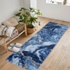 Soft Modern Abstract Boho Area Rugs for Living Room Washable Machine Rug Non-Slip Vintage Carpet for Bedroom Farmhouse Dining Room Kids Room - 3 of 4