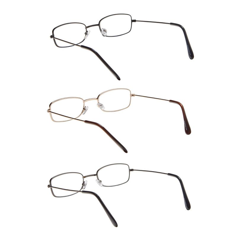 ICU Eyewear Oval Metal Reading Glasses - 3pk, 6 of 7