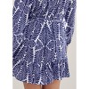 VENUS Womens Printed Ruffle Mini Dress - 4 of 4