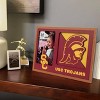 NCAA USC Trojans Logo 4" x 6" Picture Frame: MDF Tabletop Display, Keyhole Mount - 4 of 4