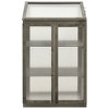 vidaXL Greenhouse 23.6Inchx17.7Inchx39.4Inch Firwood - 3 of 4
