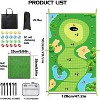 TITQWOP Golf Chipping Game Set with Club&20 Balls – Double-Sided Practice Mat for Indoor/Outdoor Training,Portable Short Game Aid for Backyard,Parties - 3 of 4