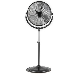 Tangkula 20" High Velocity Pedestal Fan w/3 Speeds 360 Degree Tilt & Adjustable Height - 1 of 4