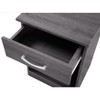 Passion Furniture Lindsey 1-Drawer Gray Nightstand (24 in. H x 18 in. W x 16 in. D) - 3 of 4