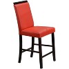 Kings Brand Furniture Arecibo Furniture Counter Parsons Dining Chairs, Set of 2 - 3 of 4