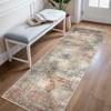 Abynow Faded Modern Abstract Rustic Indoor Area Rug - 2 of 4