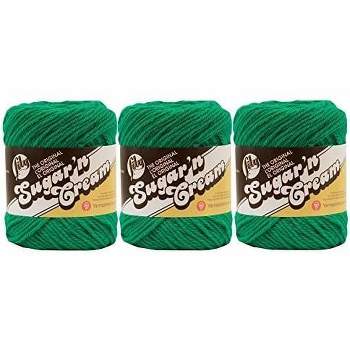 (Pack of 3) Lily Sugar'n Cream Yarn - Solids-Mod Green