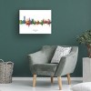 Trademark Fine Art Michael Tompsett 'Wroclaw Poland Skyline Named' Canvas Art - 4 of 4