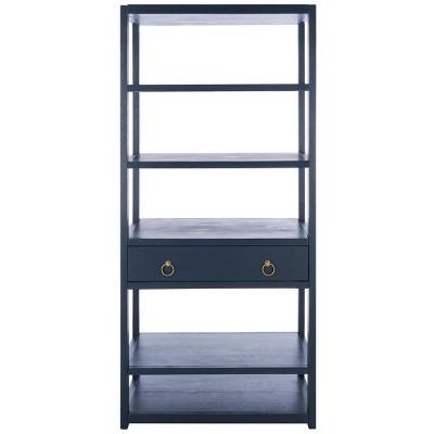 Johni 1 Drawer 5 Shelf Etagere - Navy - Safavieh : Target