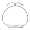 Black Bow Jewelry Sterling Silver Mississippi Rebels NCAA ID Bracelet 9 Inch - 2 of 4