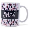 Elanze Designs #1 Mom Multicolor 11 Ounce Stoneware Coffee Mug - 2 of 2