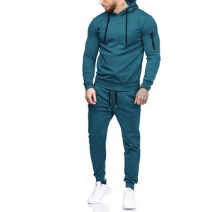 COOFANDY Men's Tracksuit 2 Piece Hooded Athletic Sweatsuits Casual Running Jogging Sport Suit Sets - 1 of 4