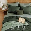 BAGOKIE 5/7 Pieces Bed in a Bag with Fitted Sheet, Flat Sheet, Pillow Sham, and Pillowcase - 3 of 4