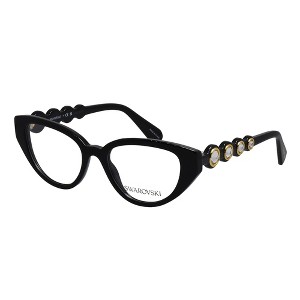 Swarovski SK 2024 1001 Womens Irregular Eyeglasses Black 50mm - 1 of 4