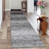 Modern Abstract Machine Washable Area Rugs for Living Room Ultra Soft Non Slip Low Pile Carpet for Bedroom Dining Room - 2 of 4