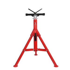 V Head Pipe Jack Stand, 28''-52'' Adjustable Folding Pipe Stand, 2500 Lb Load Capacity, for Automotive, Welding, and Construction Projects - 1 of 4