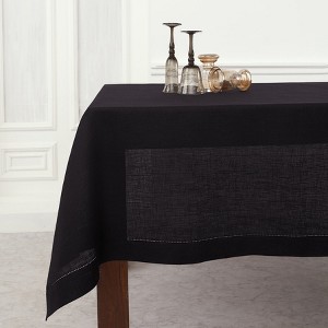 Solino Home Linen Tablecloth | Classic Hemstitch - 1 of 4