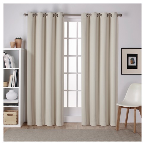 Set Of 2 Insulated Grommet Top Blackout Curtain Panels - Lush Décor : Target