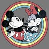 Boy's Disney Mickey and Minnie Retro Circle T-Shirt - 2 of 4
